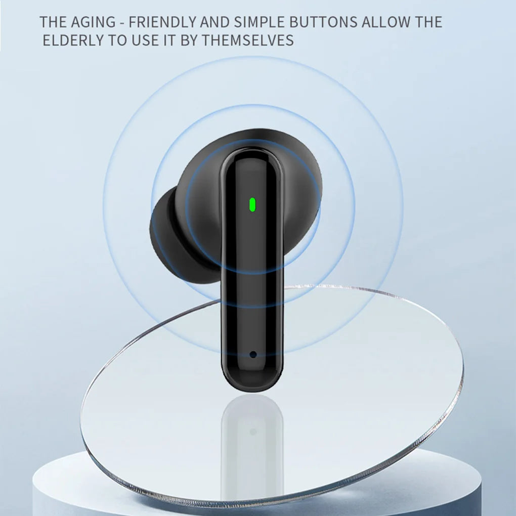 Hearing Aids Bluetooth-Compatible TWS Headphones HD Digital Display Hearing Sound Amplifier Touch with Charging Box for Seniors
