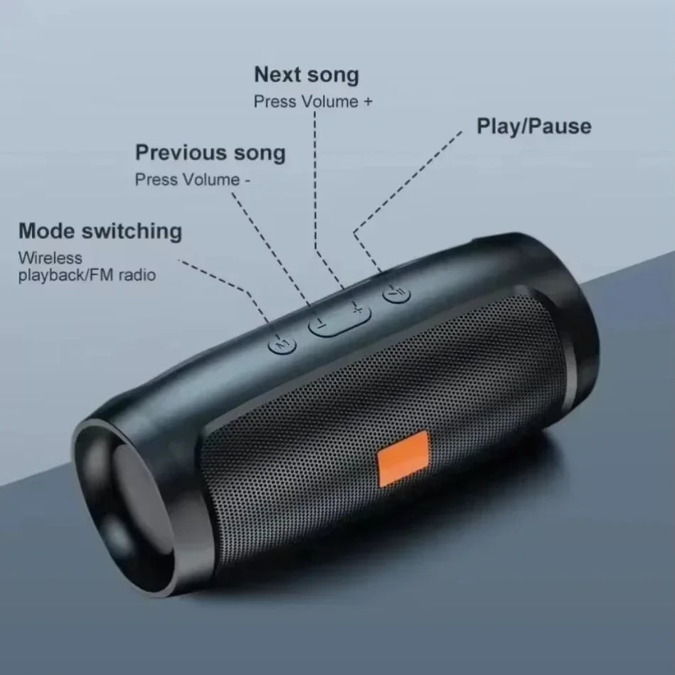 Lenovo 2026 New Bluetooth Speaker Portable Dual Stereo TF USB FM Radio Voice Broadcast Outdoor Heavy Bass Audio Player System