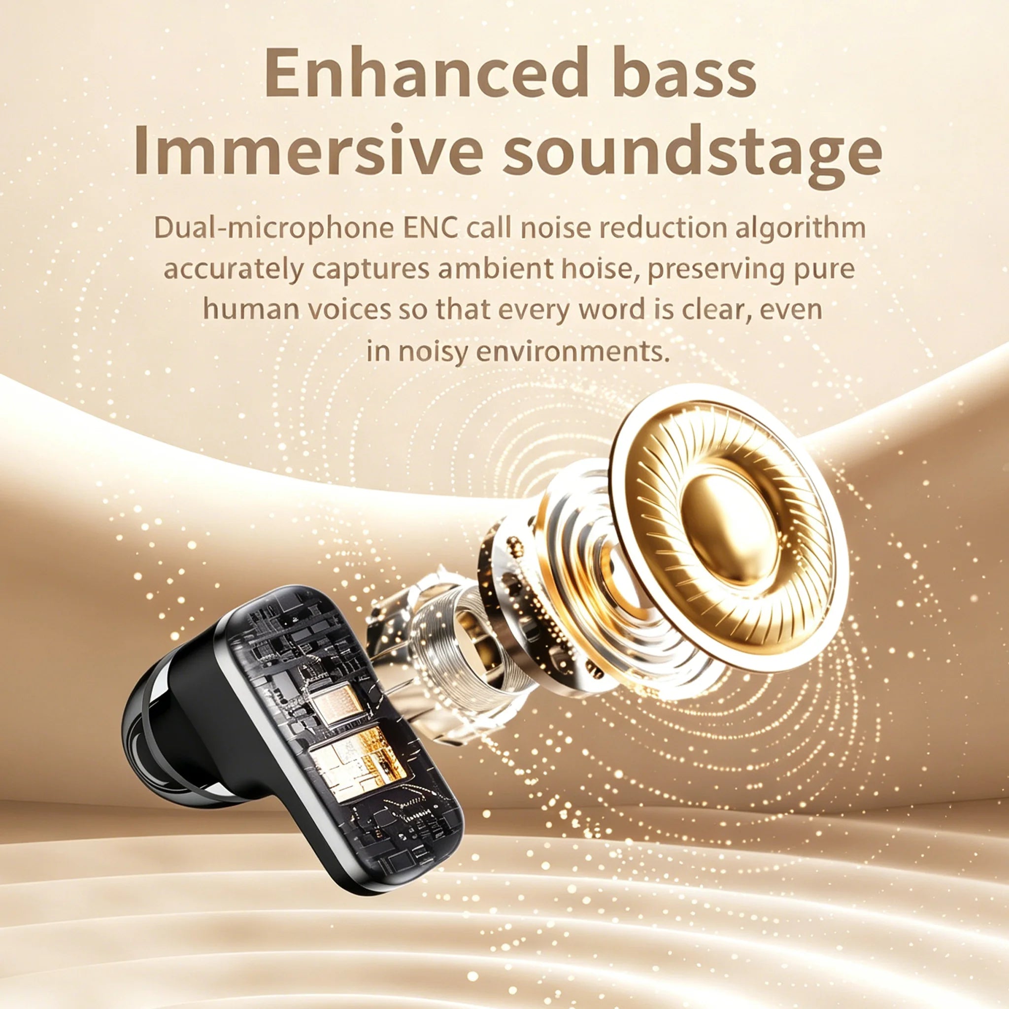 2026 New TWS Smartwatch Earphone 2 In 1 Women Watches with Earbuds Strong Sound Effects Music Lover Waterproof Ladies Smartwatch