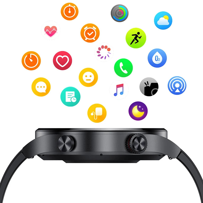 2027 New Smart Watches Men NFC Bluetooth Call Fitness Clock Waterproof 100+Sport Watch Wrist Smartwatch for Women Android Phones
