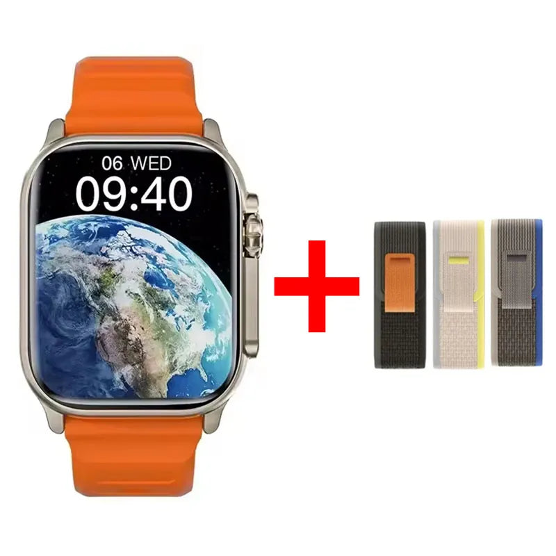 2026 New Watch 10 Ultra Smart Watch 49mm New NFC Men Women GPS Track Bluetooth Call BT Music Games Wireless Charging Smartwatch