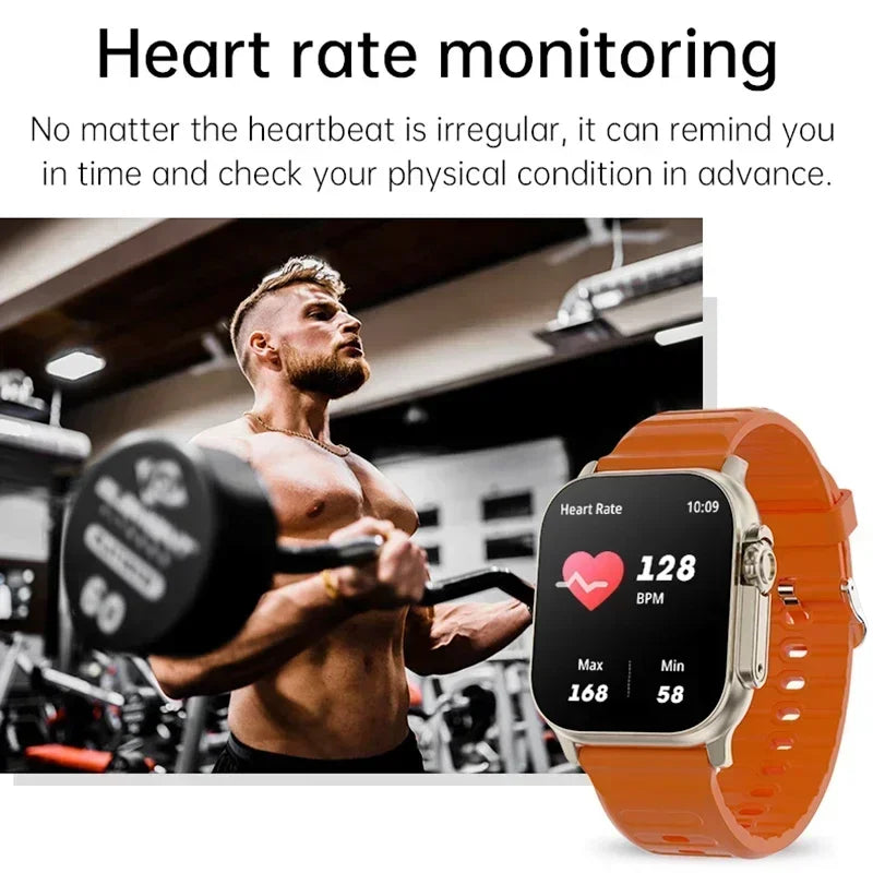 2026 New Watch 10 Ultra Smart Watch 49mm New NFC Men Women GPS Track Bluetooth Call BT Music Games Wireless Charging Smartwatch