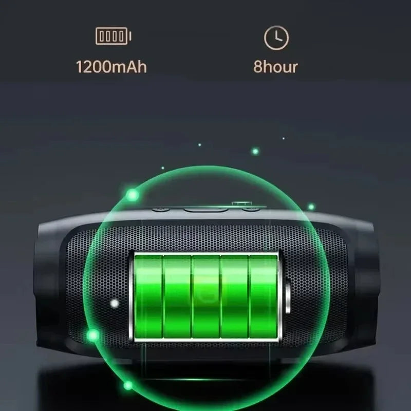 Lenovo 2026 New Bluetooth Speaker Portable Dual Stereo TF USB FM Radio Voice Broadcast Outdoor Heavy Bass Audio Player System
