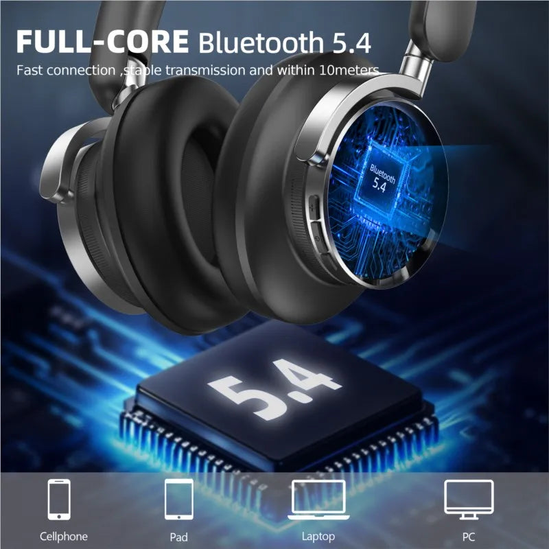 Hot Selling Head Mounted Smart Bluetooth Earphones With Wireless Ultra Long Battery Life Low Latency Multi-color Wholesale Logo