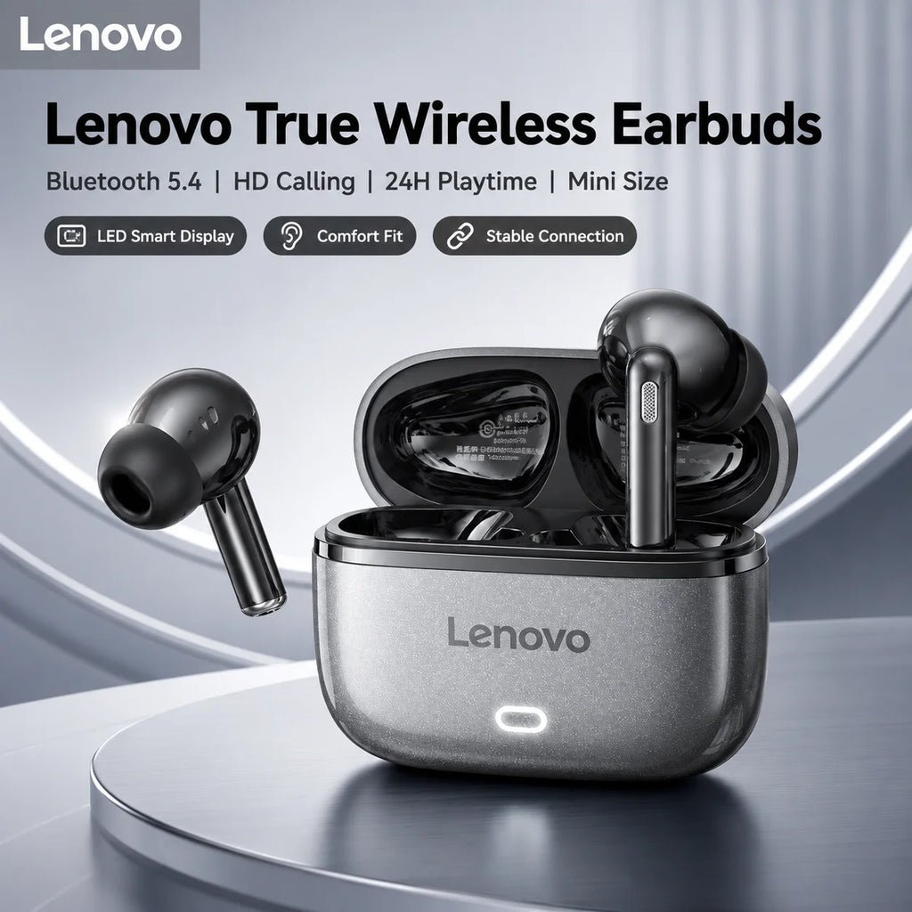 Lenovo Bluetooth Earphones EA269 semi in ear wireless earbuds with long-lasting battery life for office/call/sports/music scenes