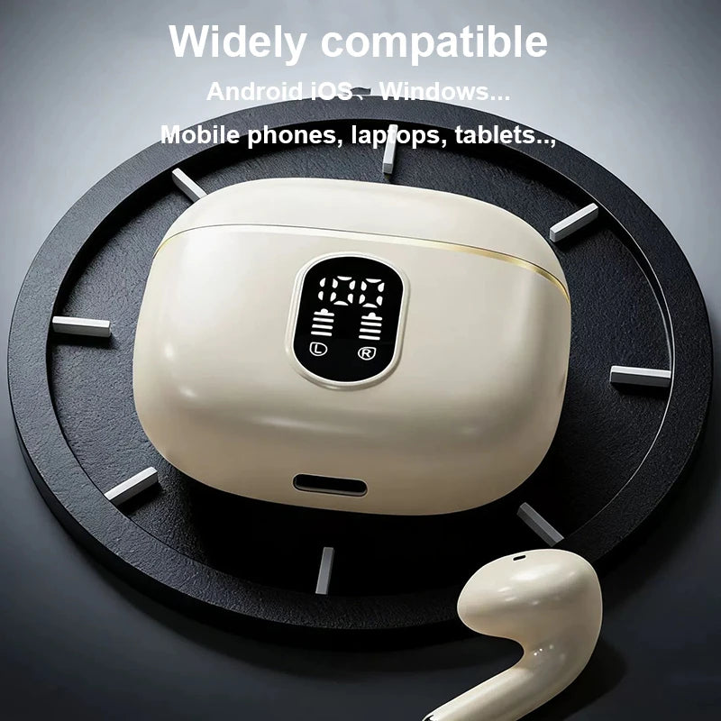 New Bluetooth Earphones Wireless Headphone Noise Cancelling Earbuds HiFi Stereo Headset ENC HD Calling Handsfree For AIR iPad