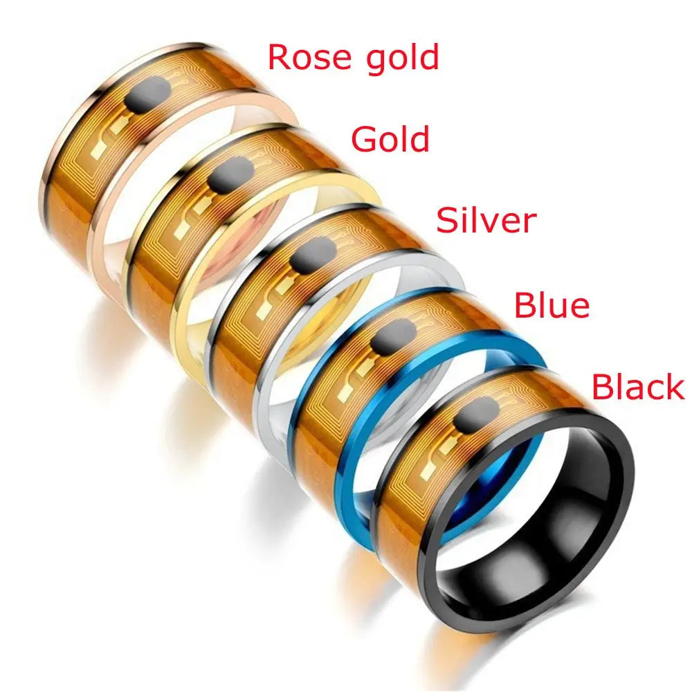 NEW Multifunctional Android Phone Equipment Technology NFC Finger Ring Smart Intelligent Wearable Connect