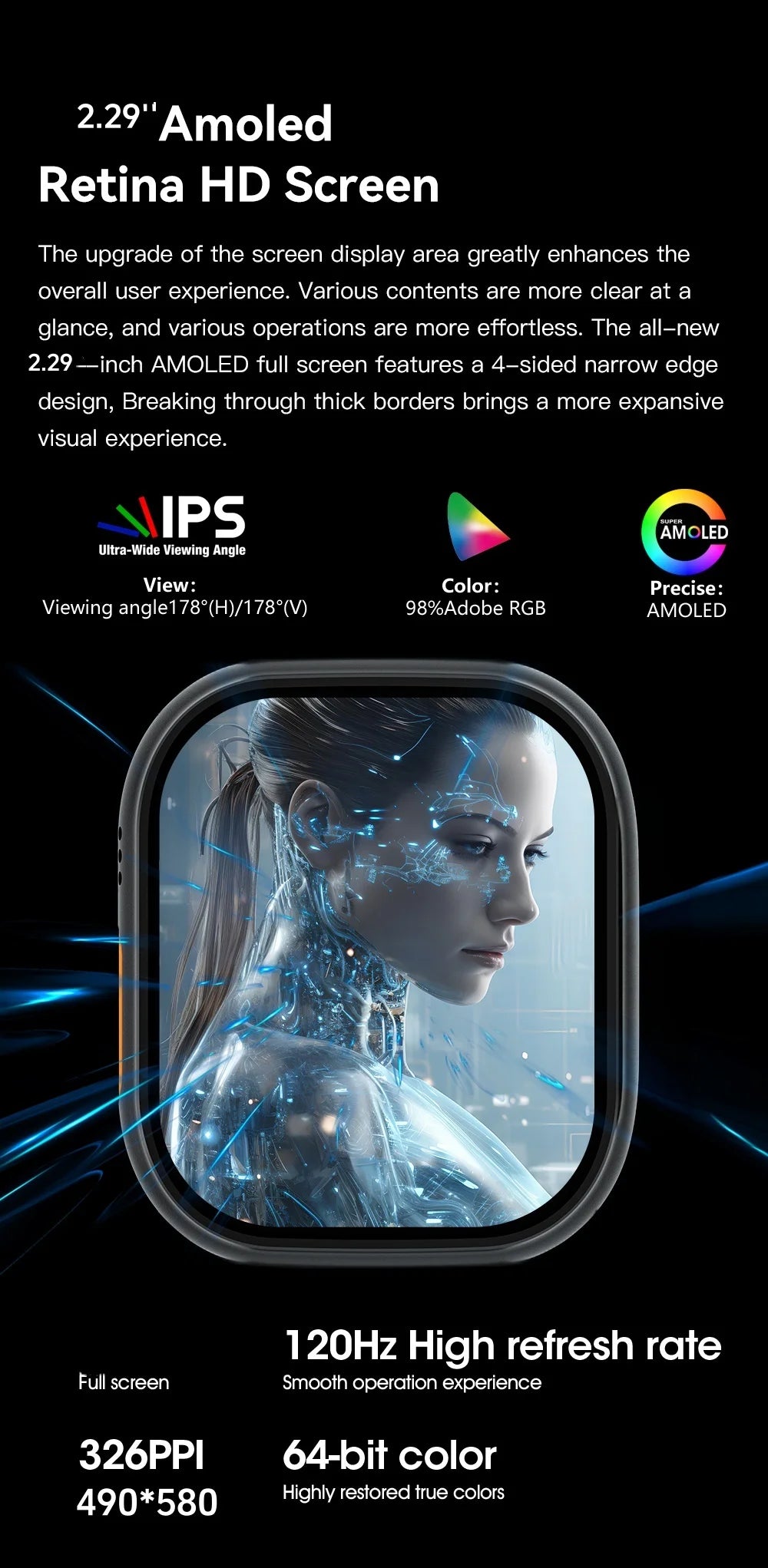 Microwear S10 Ultra Ai3 5G LTE Smartwatch 2.29inch Amoled Smart Watch With 190° Rotating Camera GPS 5G-WIFI App Store Sim Card