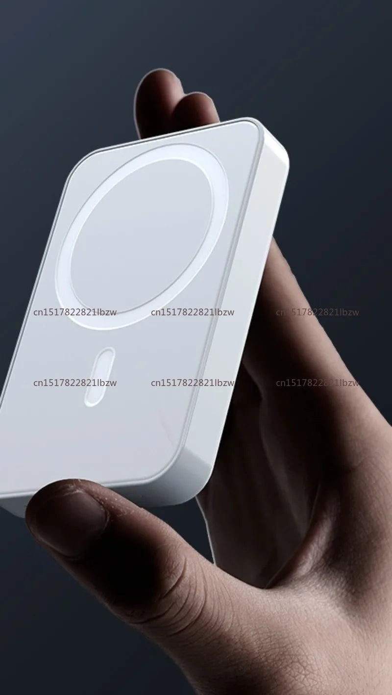 Wireless magnetic power bank fast charging compact and portable power bank