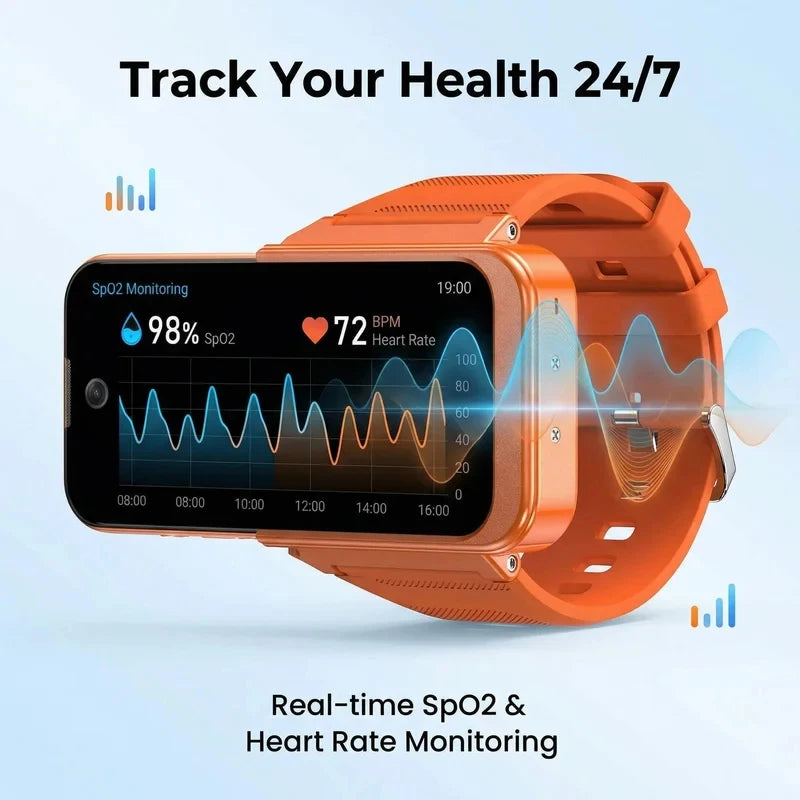 2026New G999 4G Smartwatch Phone GPS Dual SIM WiFi 1.8 inch Touch Screen Octa-Core Outdoor Travel Gift for Friend