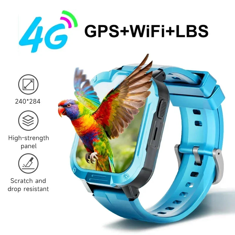 New Kids Smart Watch 4G GPS WIFI Video Call SOS APP Download Child Smartwatch Camera Voice Monitor Tracker Location Phone Watch