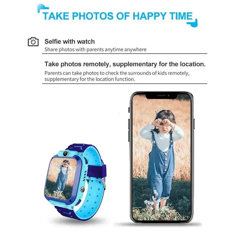 OPPO  Kids 4G Smart Watch Mini Kids Phone with Call SOS Camera 3 in 1 Cartoon Watch Girl Boy Birthday Christmas Gift 2026 New