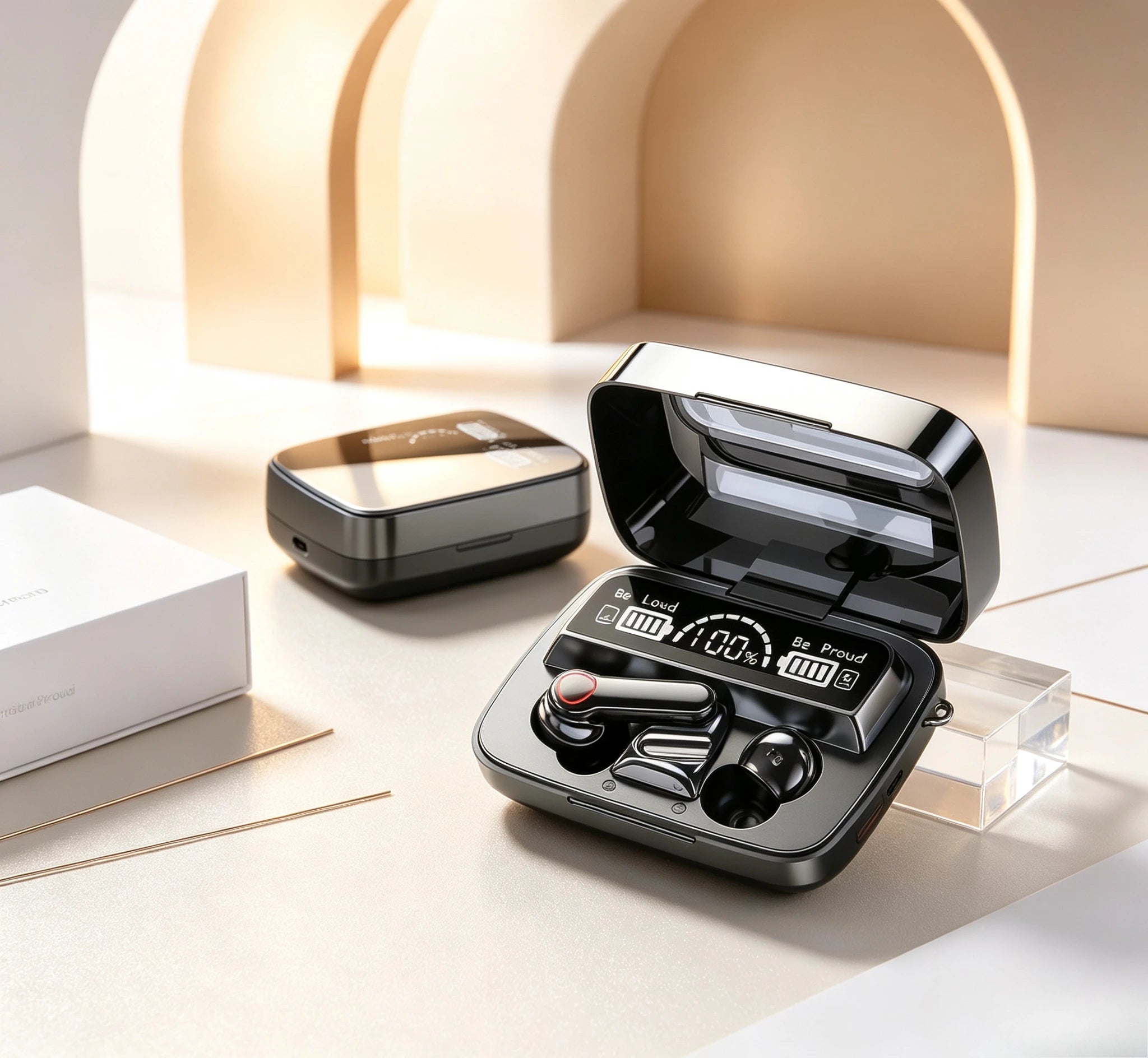 Bluetooth Earphones Bluetooth Earbuds Smart-touch Bluetooth Headphones Allow Seamless Volume Control Without Reaching for Phones