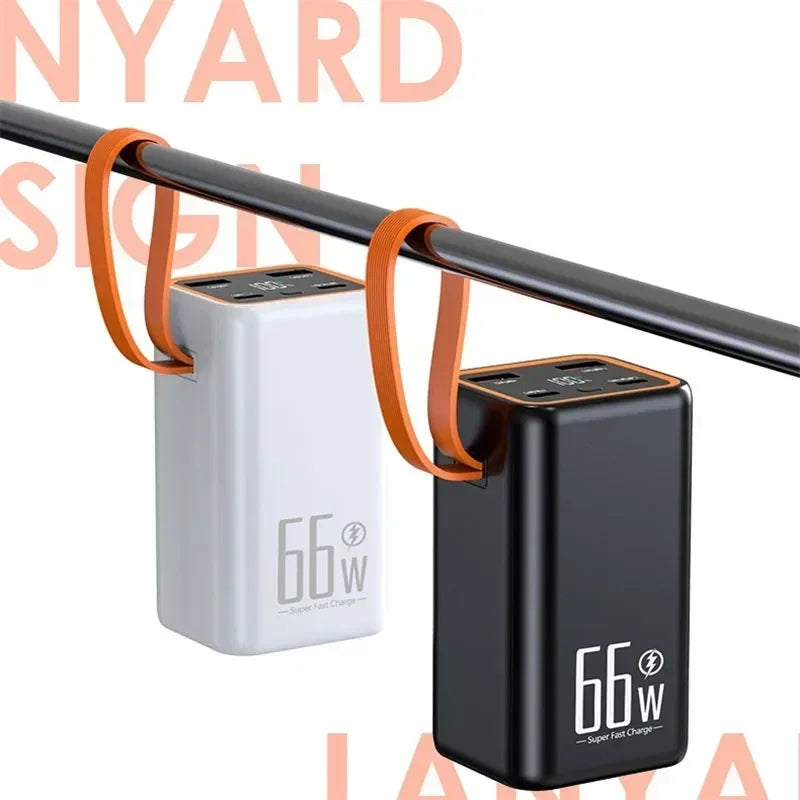 PD20W 20000mAh Power Bank Portable External Spare Battery 10000mAh 66W Super Fast Charger Powerbank for iPhone 13 14  15 Xiaomi