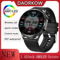 Smartwatch 1.43-inch AMOLED HDscreen 2-in-1 earphone model watch 100+sport AI noise reduction thinlight design health monitoring