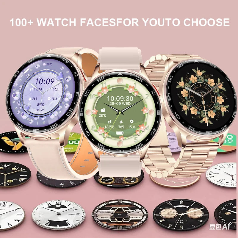 2026 New TWS Smartwatch Earphone 2 In 1 Women Watches with Earbuds Strong Sound Effects Music Lover Waterproof Ladies Smartwatch