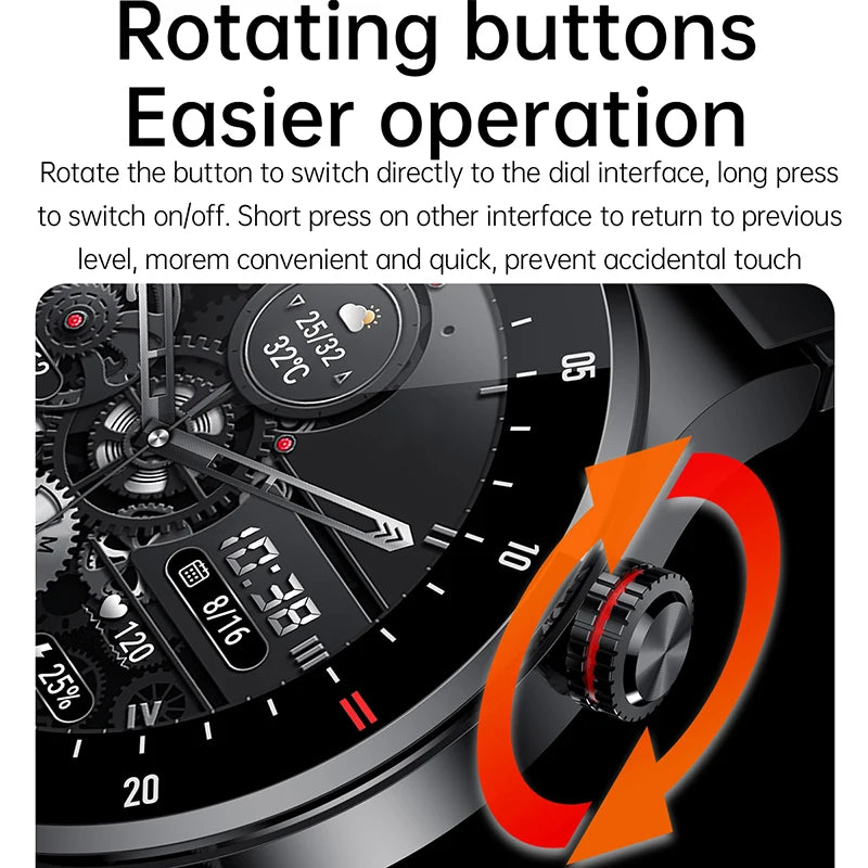 2027 New Smart Watches Men NFC Bluetooth Call Fitness Clock Waterproof 100+Sport Watch Wrist Smartwatch for Women Android Phones