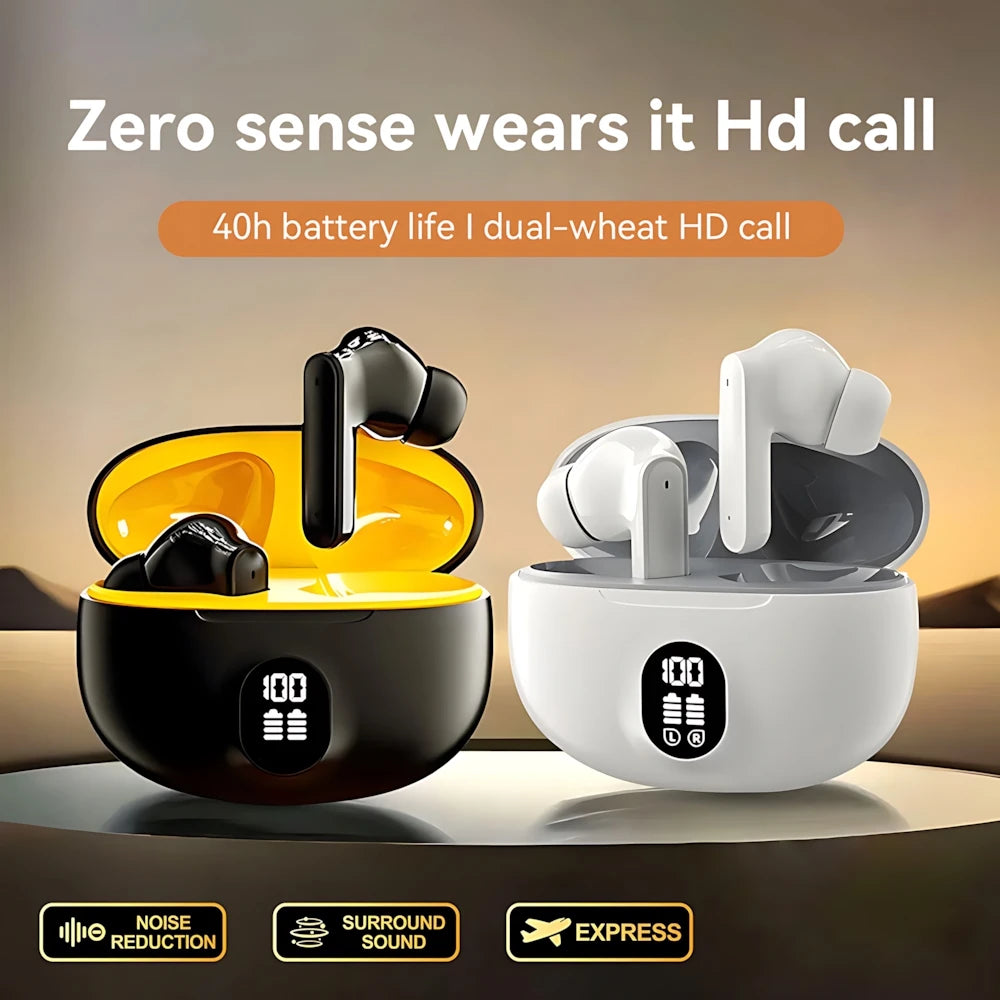 Original Bluetooth Earphone Excellent HIFI Quality TWS Wireless Earbud Smart LED Display Touch Control For Realme Xiaomi Headset