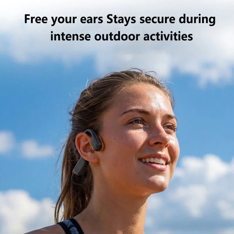 OnePlus Open-Ear Bone Conduction Bluetooth Headphones with Extra-Long Battery Life Perfect for Running, Cycling Swimming  Sports