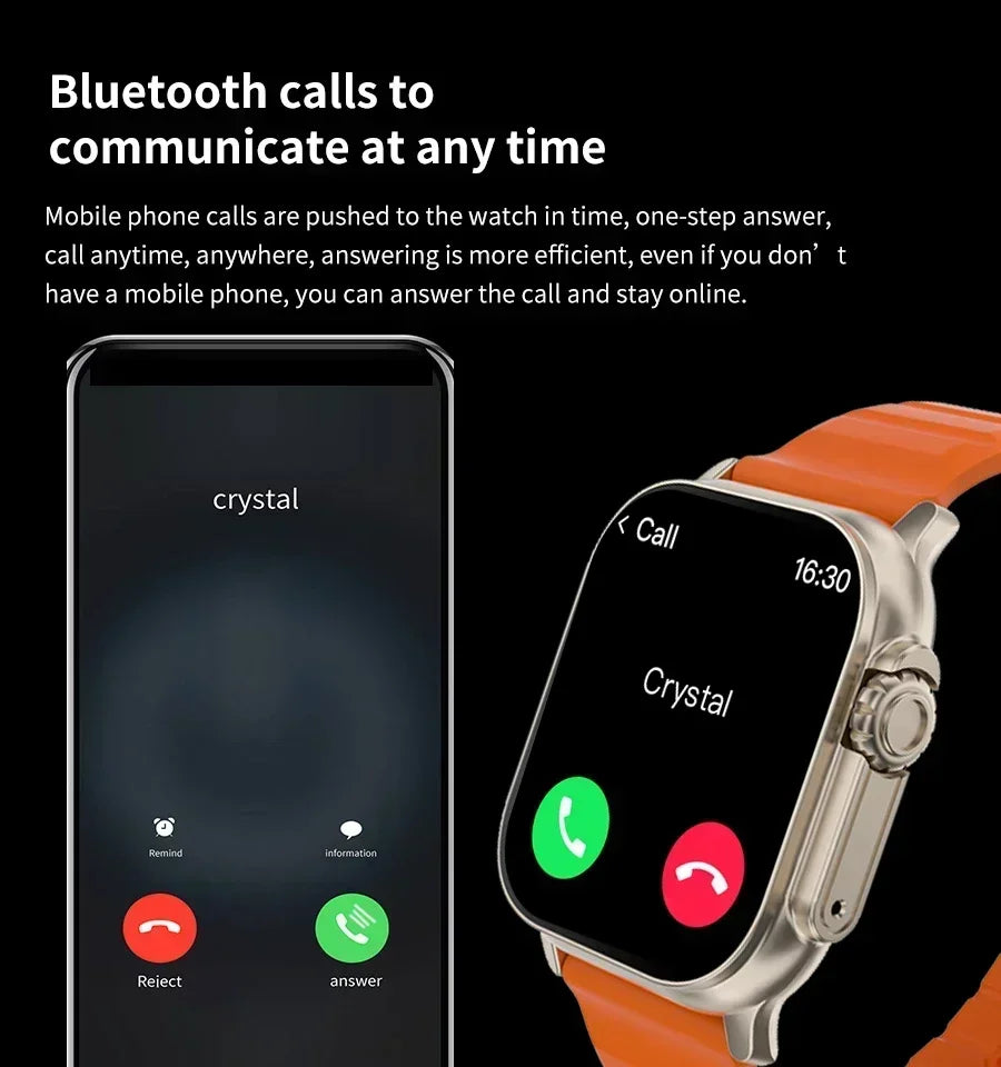 2026 New Watch 10 Ultra Smart Watch 49mm New NFC Men Women GPS Track Bluetooth Call BT Music Games Wireless Charging Smartwatch