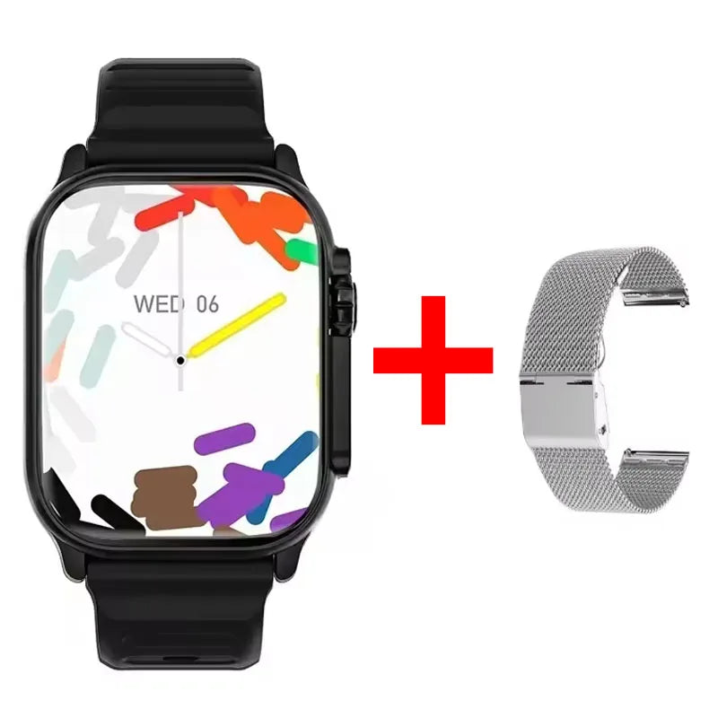 2026 New Watch 10 Ultra Smart Watch 49mm New NFC Men Women GPS Track Bluetooth Call BT Music Games Wireless Charging Smartwatch