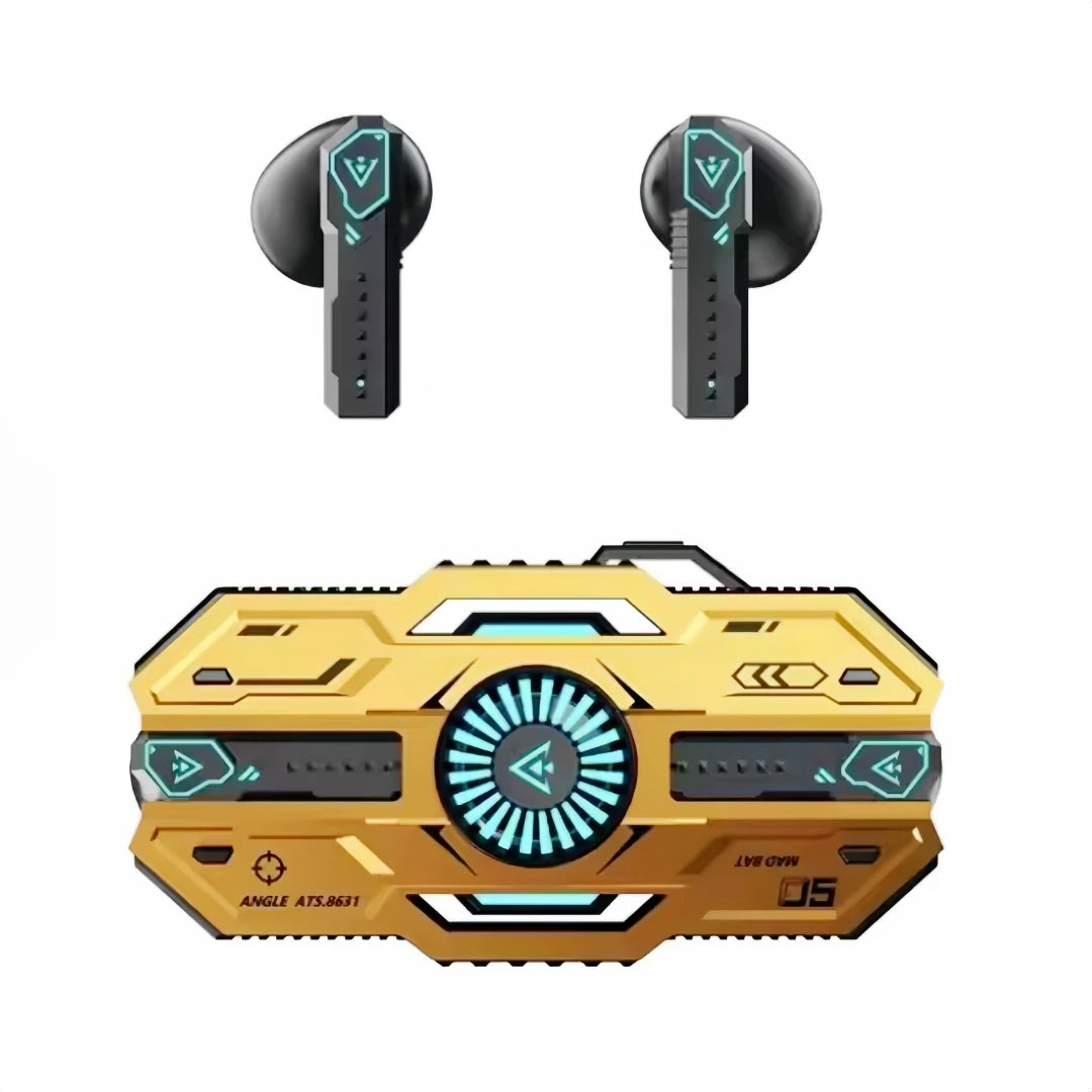 Bluetooth 5.3 Earphone Wireless Earbuds Low Latency Headphones HD Call Dual Mode Gaming