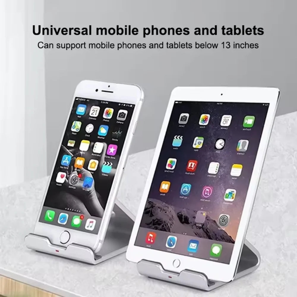 1 PC Portable Storage Stand - Anti-drop Phone Stand - Metal Desktop Phone Stand - Suitable for Smartphones and Tablets