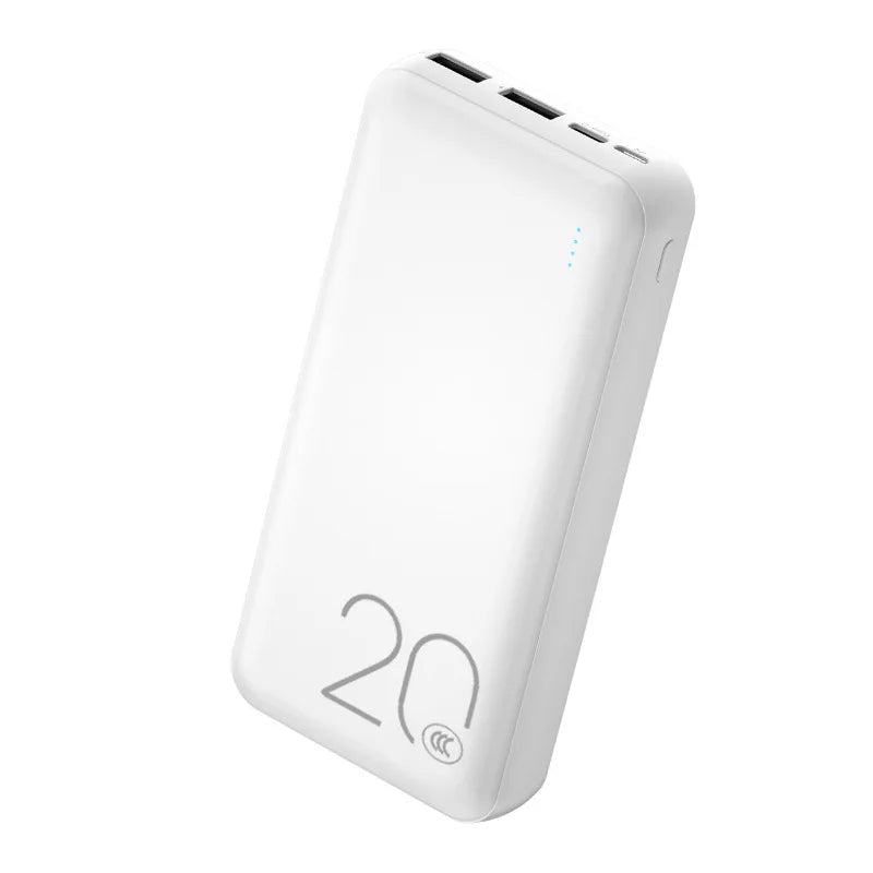 Power Bank 20000mAh Ultra Large Capacity Multi Port Gift Power Bank  Portable and Long-lasting Mobile Power Bank for Airplanes