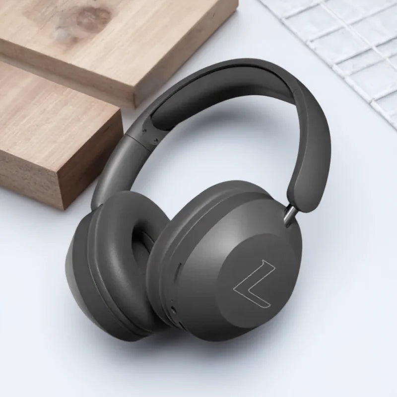 Foldable Wireless Bluetooth Headset Over Ear Sports Headphones High Power Stereo Sound for Cell Phones and Music