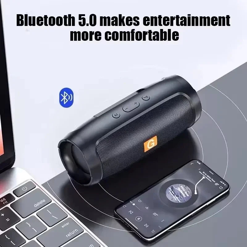 Lenovo 2026 New Bluetooth Speaker Portable Dual Stereo TF USB FM Radio Voice Broadcast Outdoor Heavy Bass Audio Player System