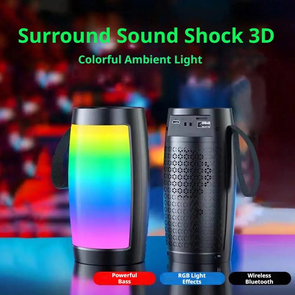 Bluetooth Speaker Wireless Portable IPX7 Waterproof Stereo Loud Booming Bass FM Radio TF Card Player Home Outdoor Party Gifts