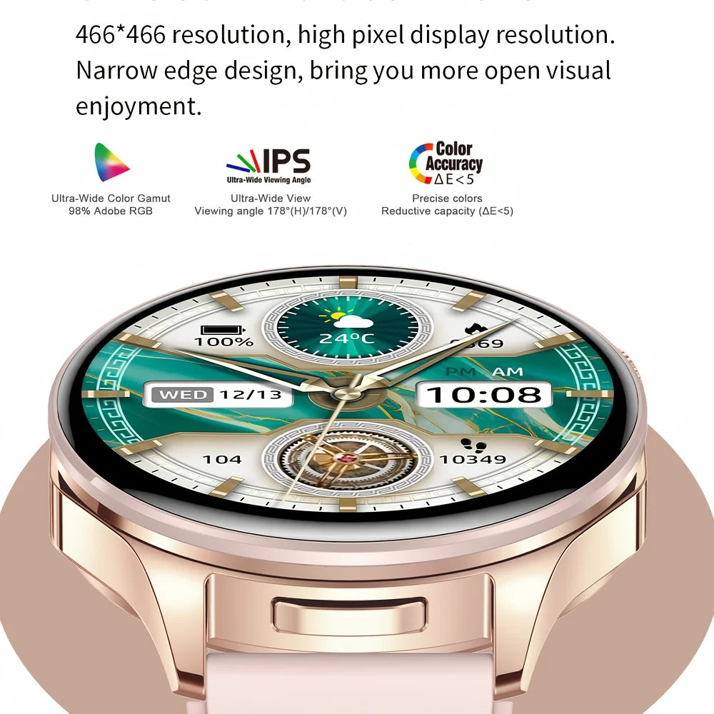 Smartwatch 1.43-inch AMOLED HDscreen 2-in-1 earphone model watch 100+sport AI noise reduction thinlight design health monitoring