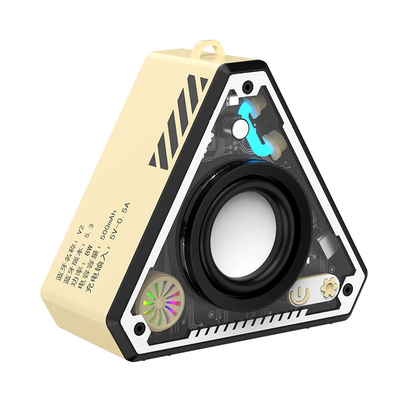 Portable TWS Bluetooth Speaker Audio Subwoofer Mini Wireless Portable Speaker HiFi Music Surrounding Sound Outdoor Loudspeaker