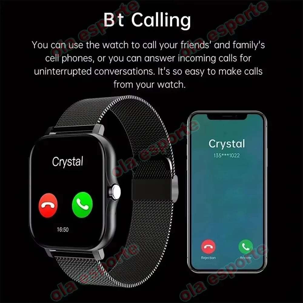 2026 New Upgrad Smart Watch For Men Women 1.83" Full Touch Display BT Call Sports Monitoring SmartWatch For Android & IOS Phone