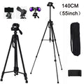 55inch Universal Tripod Stand for Phone Camera Binoculars SLR Telescope Fishing Lights and Beauty Lamp Photography