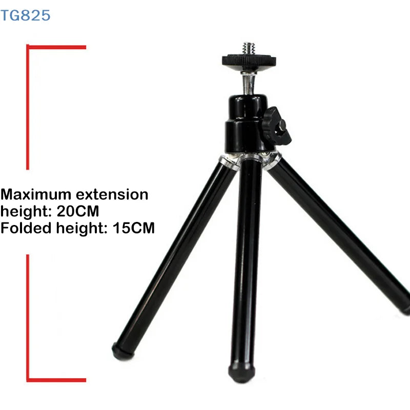 【AN】【AN】Mini Tripod Stand For Projector Camera Mobile Phone Flexible Durable Tripod Phone Holder Clip Stand Cameras Accessories