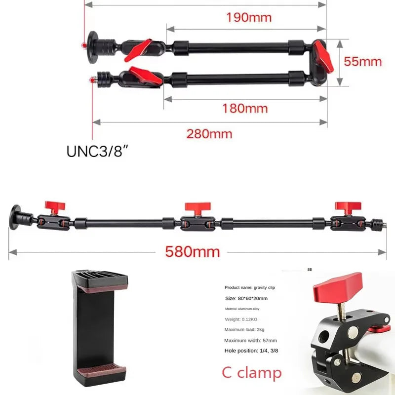 Mobile Phone and Tablet Stand with Adjustable Hands-free Stand for Watching Video Calls and Games