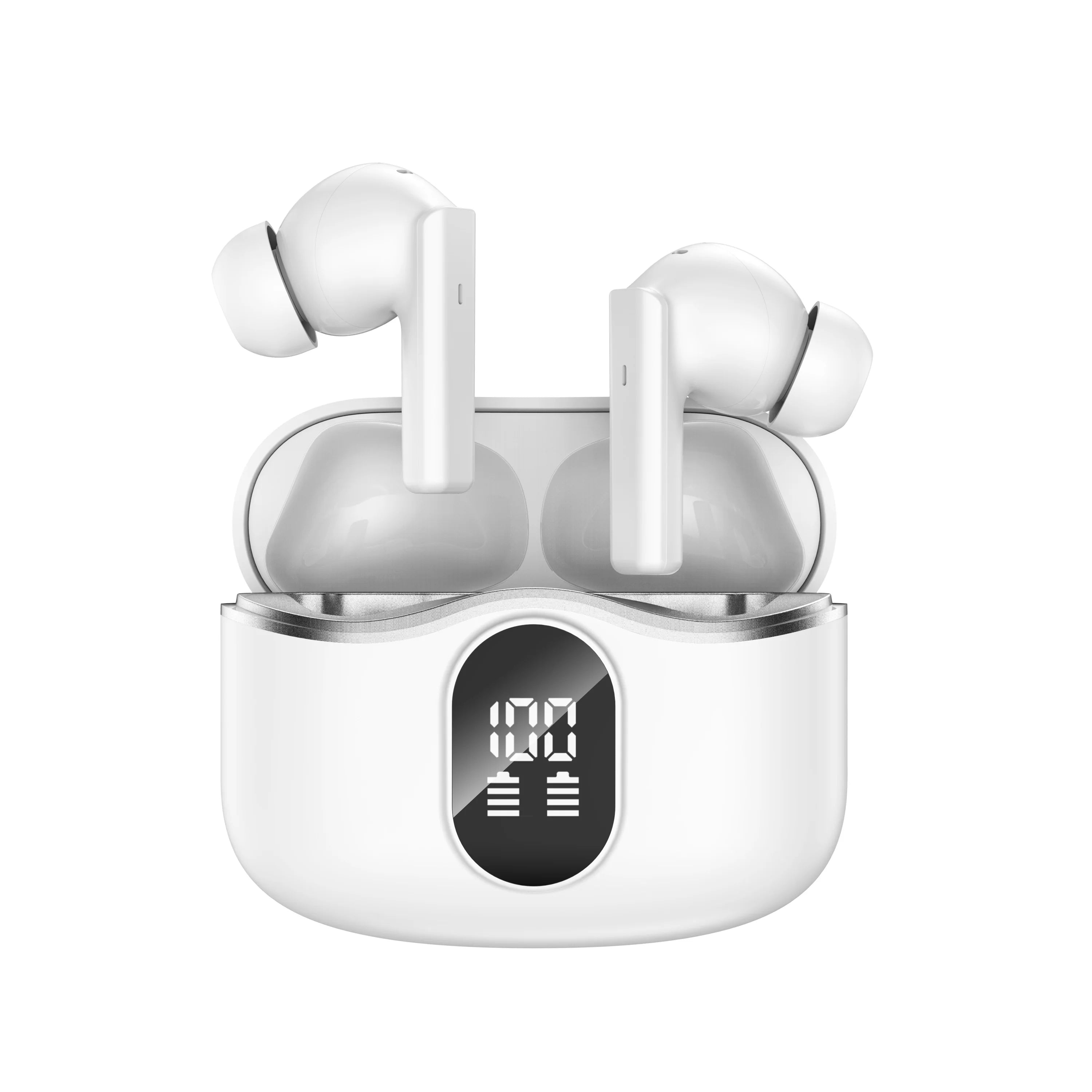 Smart Hearing Aid Earbuds ANC Noise Cancelling Bluetooth 5.4 In-Ear TWS Earphones Sound Amplifier for Elderly Clear Voice