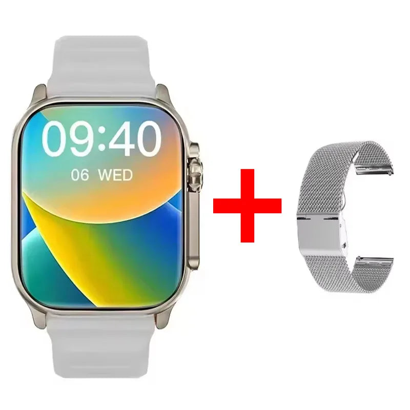 2026 New Watch 10 Ultra Smart Watch 49mm New NFC Men Women GPS Track Bluetooth Call BT Music Games Wireless Charging Smartwatch
