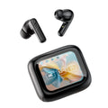 Bluetooth 5.4 Full Touch Screen Headphones Smart LCD in Ear ANC Bluetooth Earphones Noise Cancelling HD Call