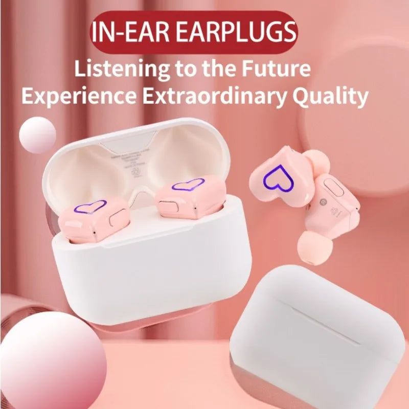 Wireless Bluetooth Headphones Cute Wireless Sports Earbuds Good Quality Headphones Beautiful Girls Favorite Gift