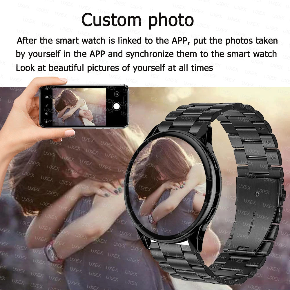 New Smart Watch 1.52’ Full Screen Smartwatch Bluetooth Calls Watches Men And Women Fitness Bracelet Custom Watches Face Box Plus