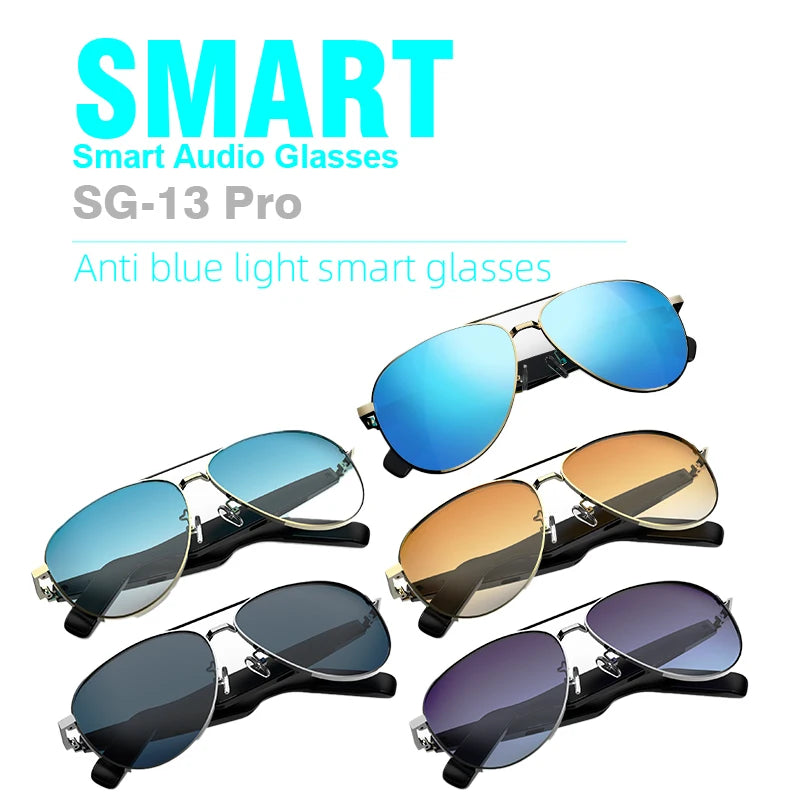 SG13 Smart Eyewear With Immersive Open Ear Audio, Stylish Gradient Frame, Bluetooth 5.4 Wide Compatible With iOS And Android