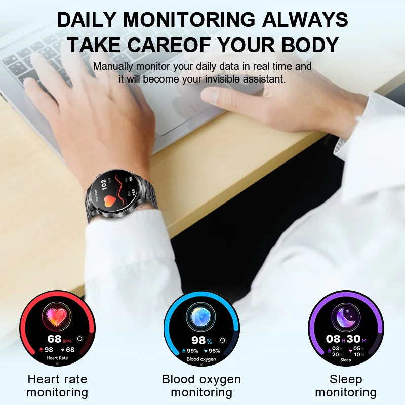 LIGE New Smartwatch TWS 2 In 1 Earphones Sports Smart Watch Bluetooth Calling Health Monitor Fitness Record Watches with Headset