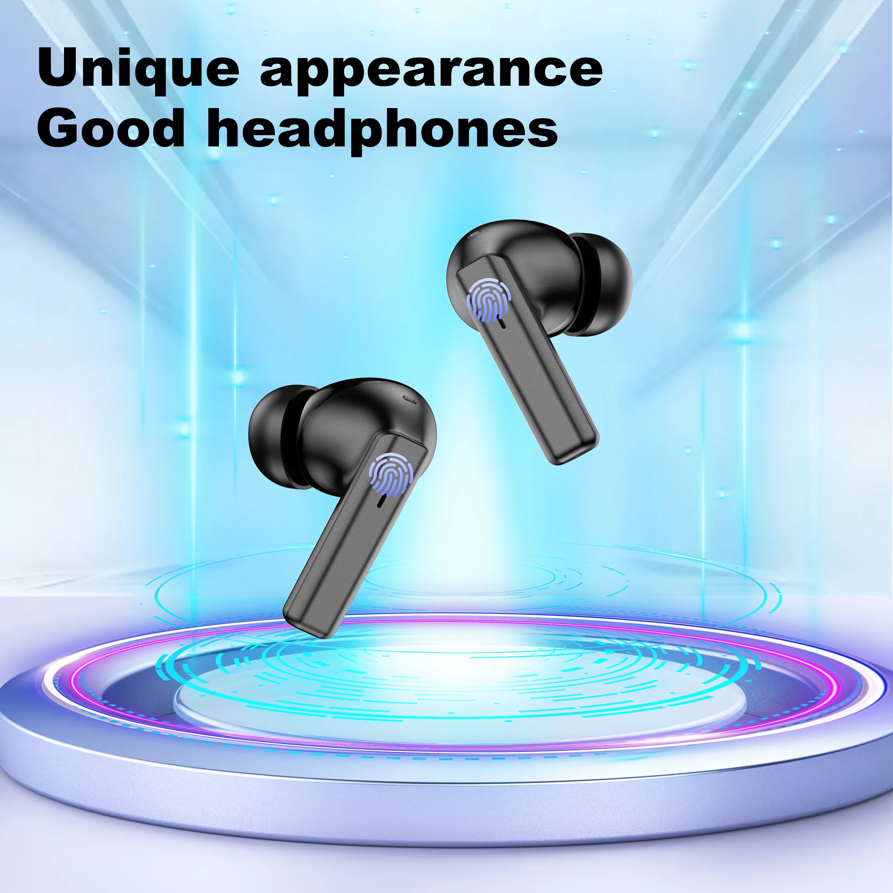 Smart Hearing Aid Earbuds ANC Noise Cancelling Bluetooth 5.4 In-Ear TWS Earphones Sound Amplifier for Elderly Clear Voice