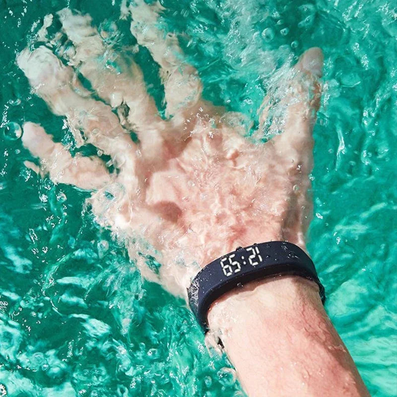 Smart Bracelet with Running Pedometer, Monitoring, Vibration Alarm, Led Digital Waterproof Smart Watch