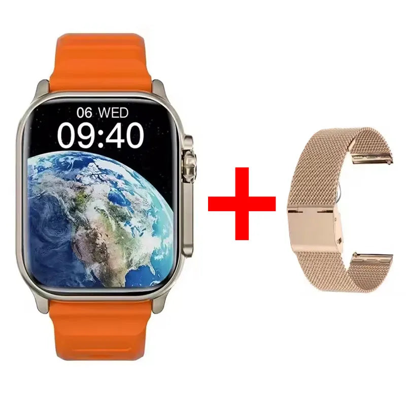 2026 New Watch 10 Ultra Smart Watch 49mm New NFC Men Women GPS Track Bluetooth Call BT Music Games Wireless Charging Smartwatch