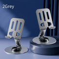 Phone stand 360° Rotation Mobile Phone Holder All Metal Aluminum Universal Bracket Folding Double Shaft Design Stable Anti Fall