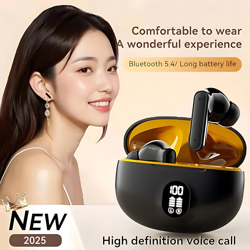 Original Bluetooth Earphone Excellent HIFI Quality TWS Wireless Earbud Smart LED Display Touch Control For Realme Xiaomi Headset