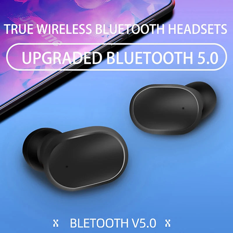 A6S TWS Wireless Bluetooth 5.1 Earbuds LED Digital Display Touch Control Earphone Mic Waterproof Sport Headset For Xiaomi Huawei